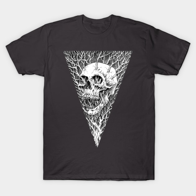 Screaming Skull T-Shirt by Paul_Abrams